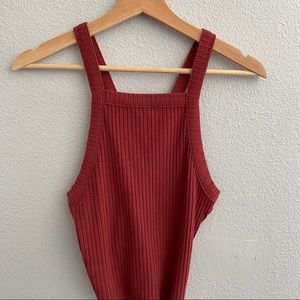 Pacsun coral crop halter top